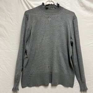 Cable & Gauge Grey Knit Trutleneck